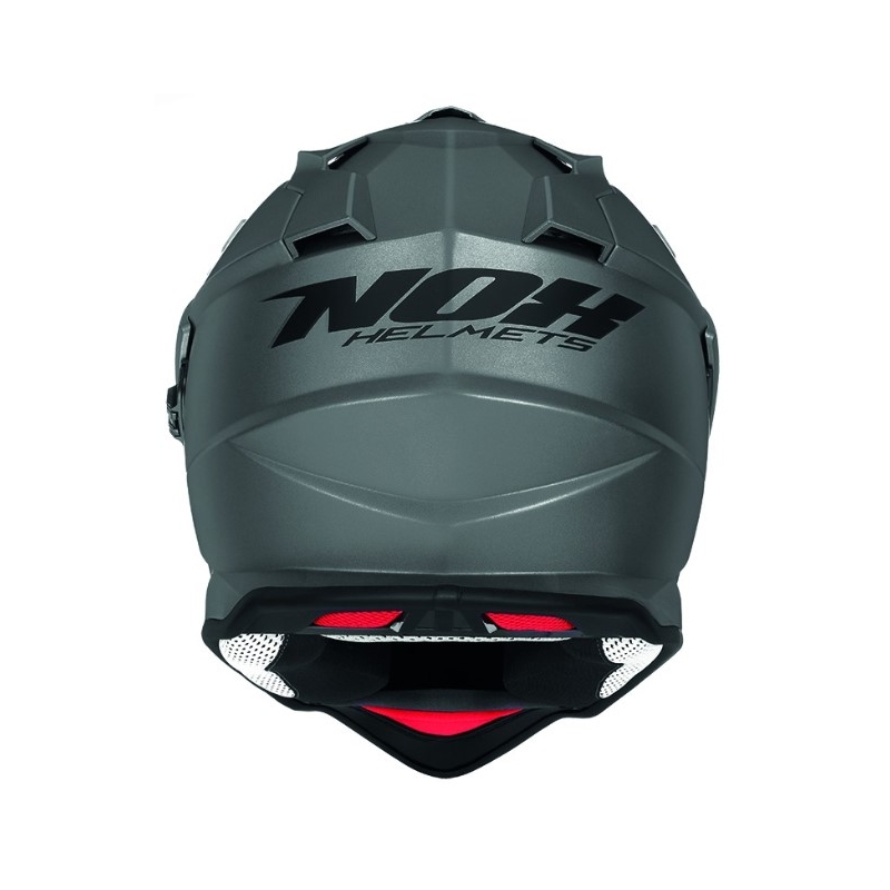 Enduro prilba NOX N312 strieborná