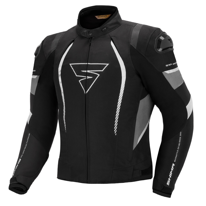 Bunda na motocykel Shima Solid Pro čierno-šedá výpredaj