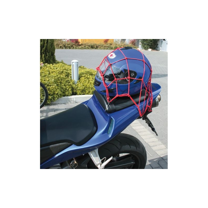 Moto sieťka na motocykel- Pavúk - červená
