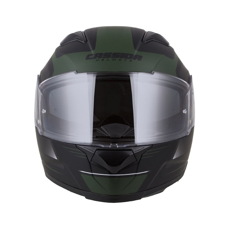 Prilba na motocykel Cassida Apex Fusion čierno-army zelená výpredaj