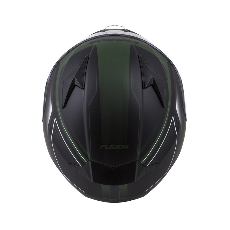 Prilba na motocykel Cassida Apex Fusion čierno-army zelená výpredaj