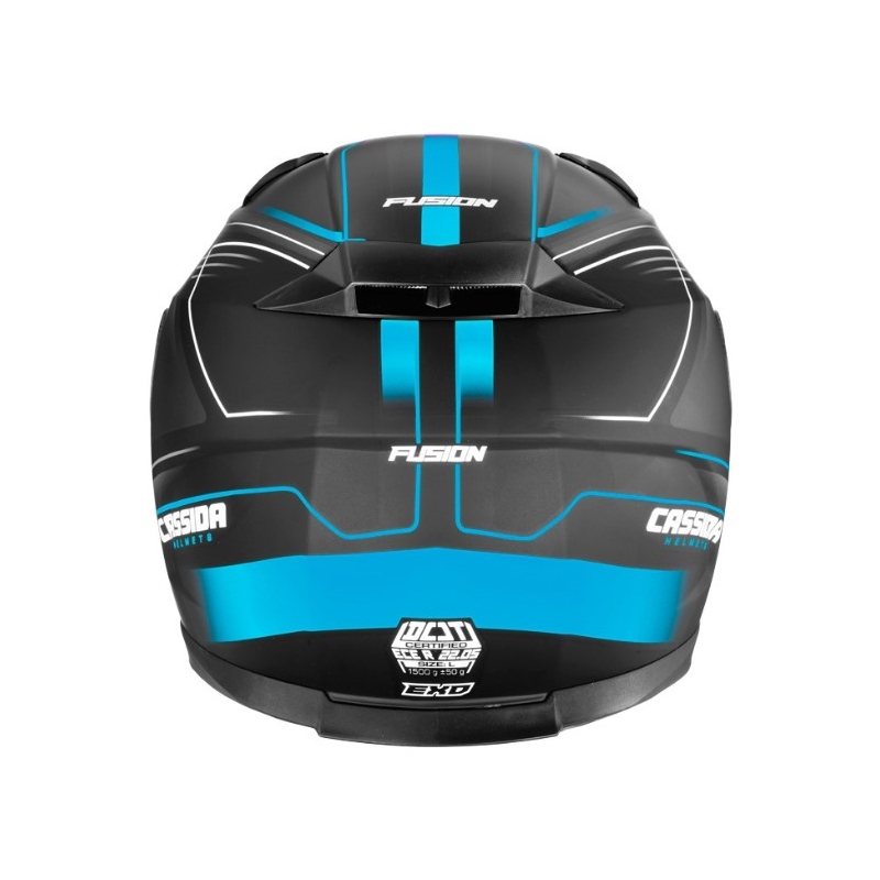 Prilba na motocykel Cassida Apex Fusion čierno-modrá
