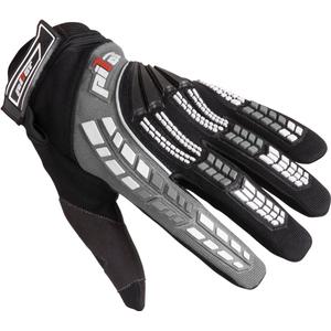 MX rukavice na motocykel Pilot čierno-šedé