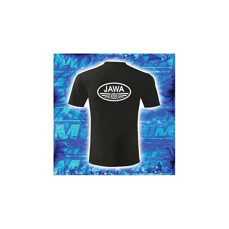 Tričko s motívom Jawa čierne