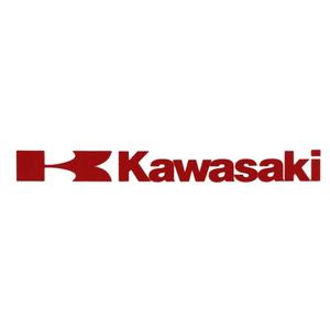 Nálepka Kawasaki červená