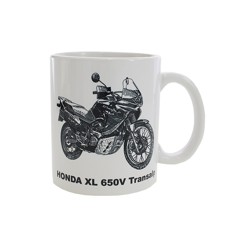 Hrnček s potlačou Honda XL 650V Transalp