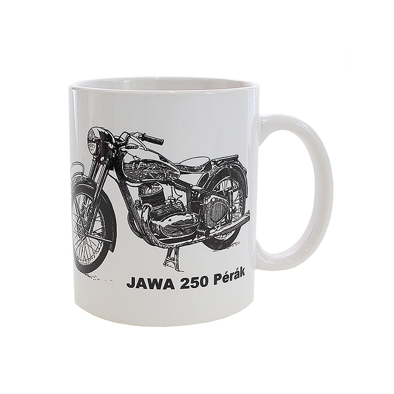 Hrnček s potlačou Jawa 250 Perak