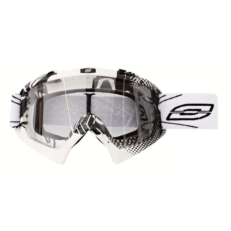 Motokrosové okuliare Ozone MX Mud biele