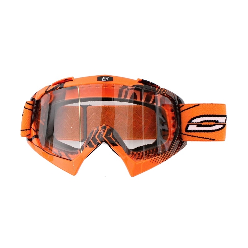 Motokrosové okuliare Ozone MX Mud oranžové