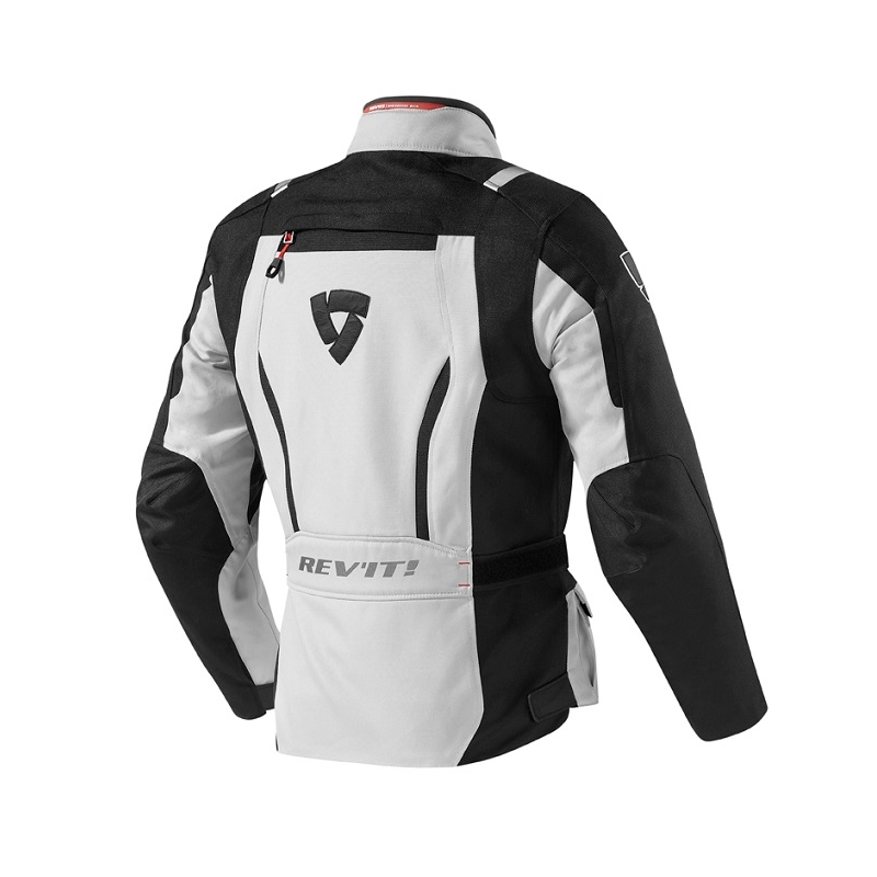 Dámska bunda na moto Revit Voltiac strieborno-čierna výpredaj