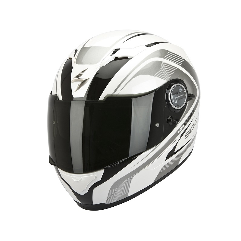 Integrálna prilba na motocykel Scorpion EXO-500 Focus bielo-čierna výpredaj