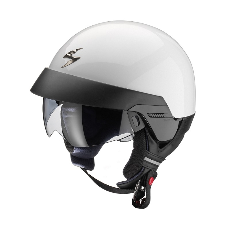 Prilba na motocykel Scorpion EXO-100 biela výpredaj