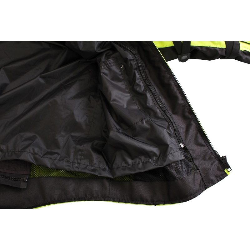 Bunda na moto RSA Airforce čierno-fluo žltá výpredaj