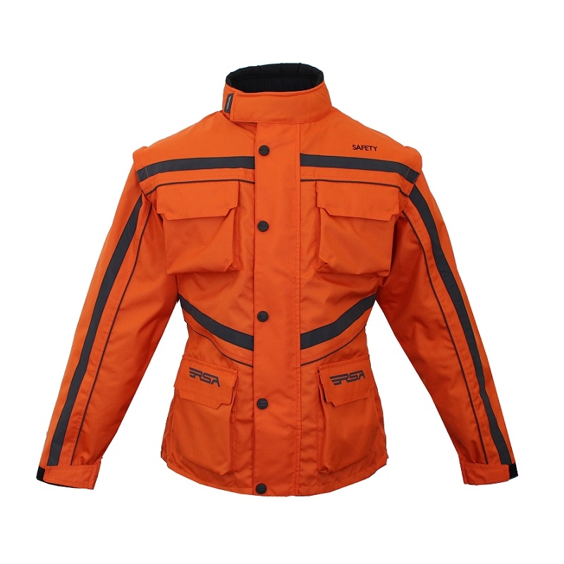 Bunda na motocykel RSA Safety oranžová výpredaj vypredaj