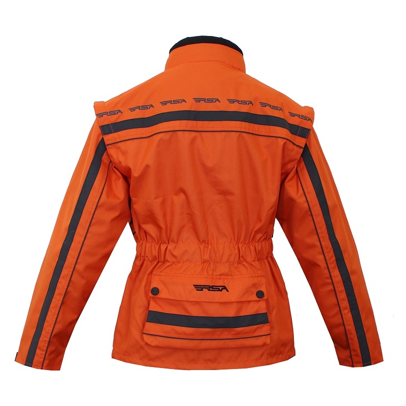 Bunda na motocykel RSA Safety oranžová výpredaj vypredaj