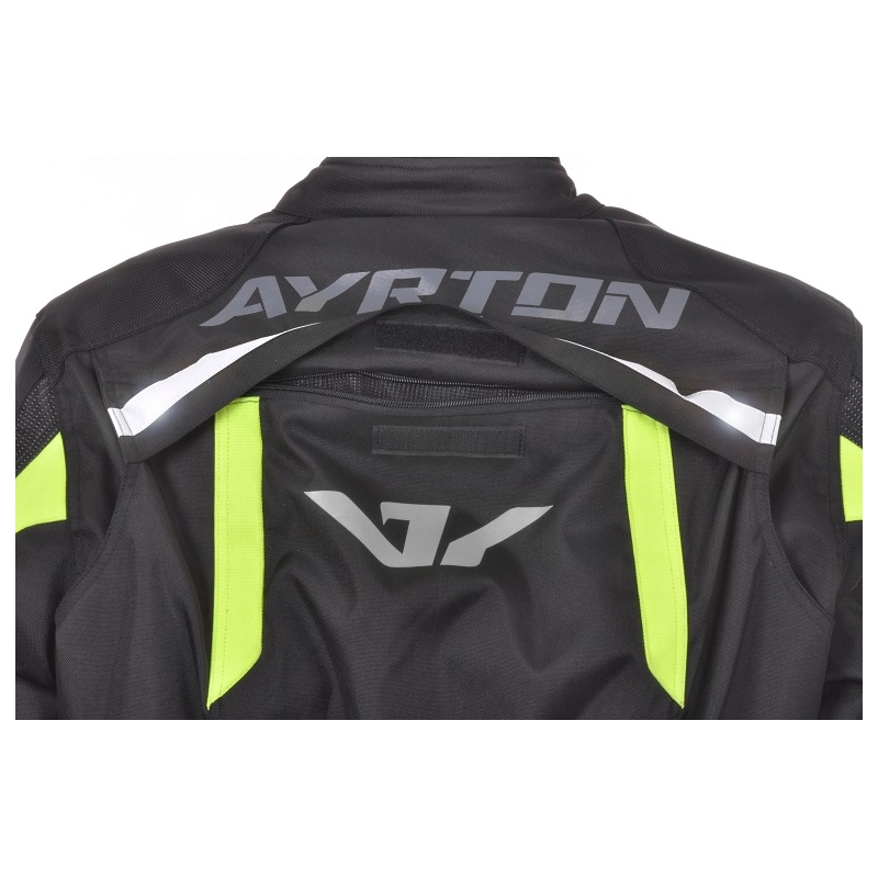 Bunda na motocykel Ayrton Adventure čierno-fluorescenčno-žltá výpredaj